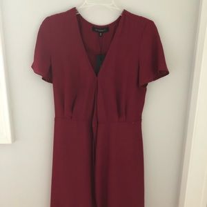 Dynamite Berry Wrap Dress. Size small. Short dress length.
